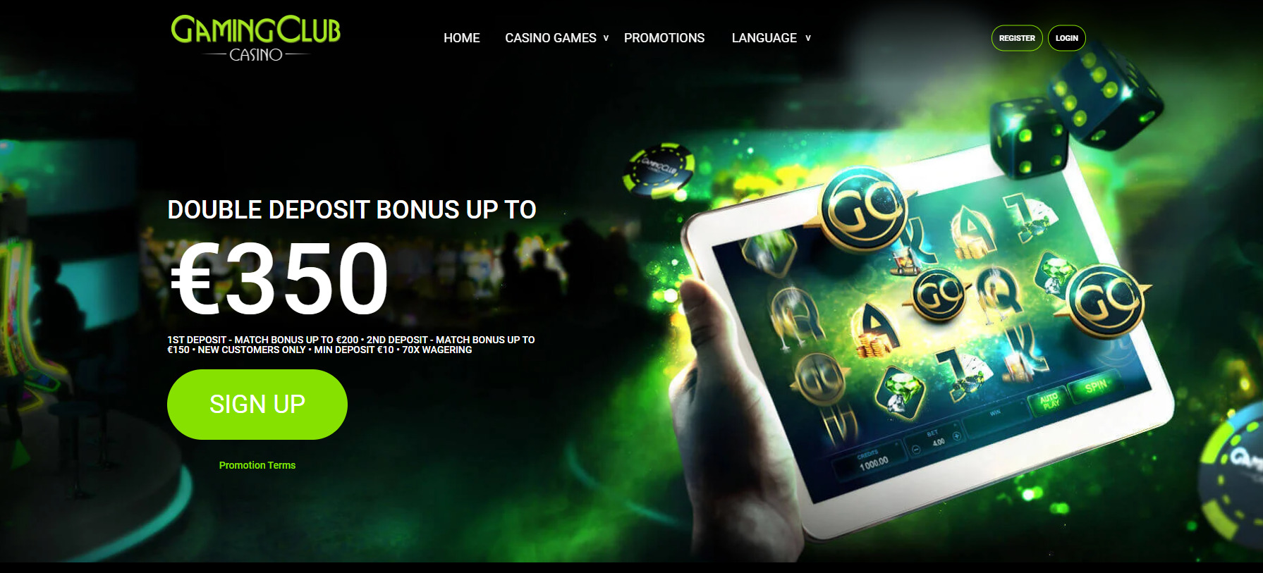 Gaming Club Casino Welcome Bonus