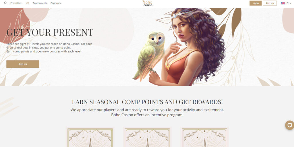 Boho casino vip club
